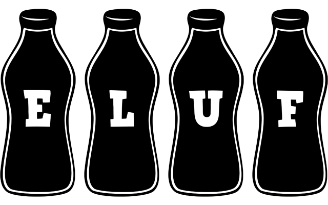 Eluf bottle logo