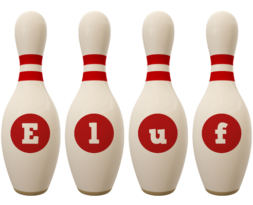 Eluf bowling-pin logo