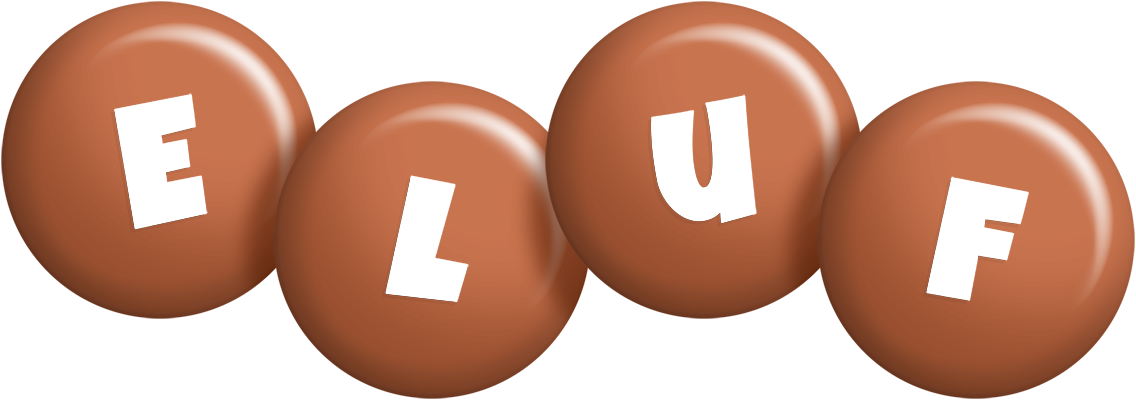 Eluf candy-brown logo
