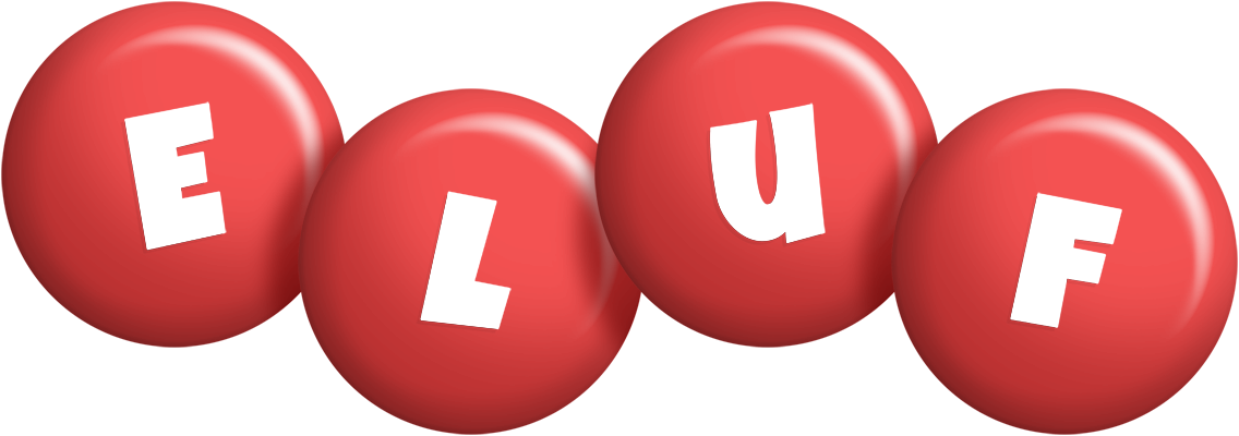 Eluf candy-red logo
