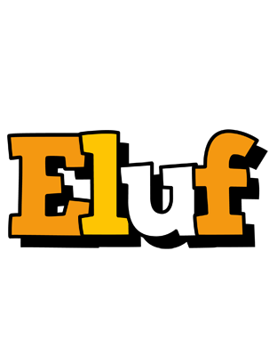 Eluf cartoon logo