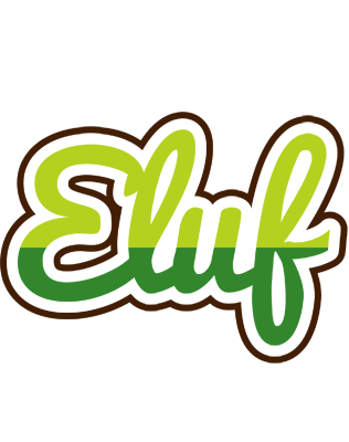 Eluf golfing logo