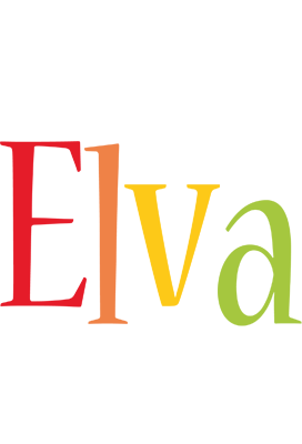 Elva birthday logo