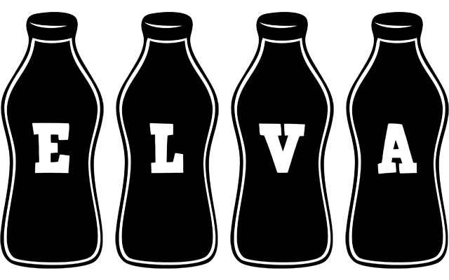 Elva bottle logo