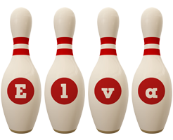 Elva bowling-pin logo