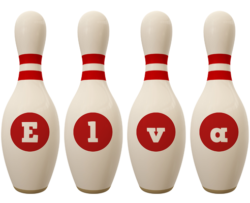 Elva bowling-pin logo