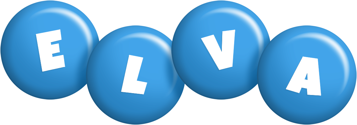 Elva candy-blue logo