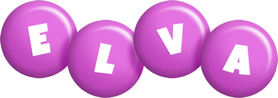 Elva candy-purple logo