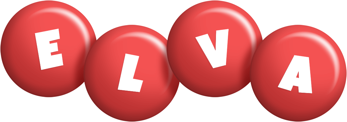Elva candy-red logo