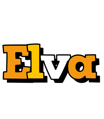Elva cartoon logo
