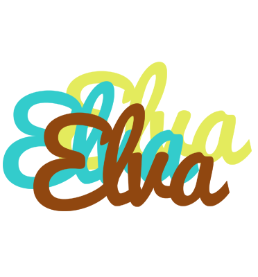 Elva cupcake logo