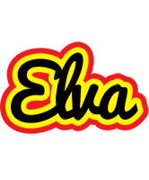 Elva flaming logo