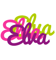 Elva flowers logo