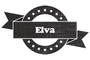 Elva grunge logo