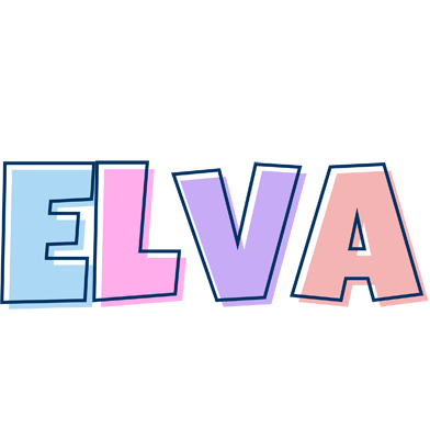 Elva pastel logo