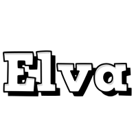 Elva snowing logo