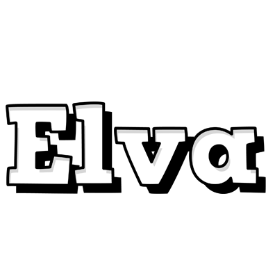 Elva snowing logo