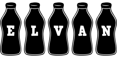 Elvan bottle logo