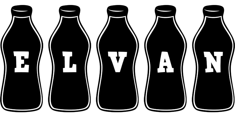 Elvan bottle logo