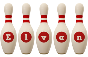 Elvan bowling-pin logo