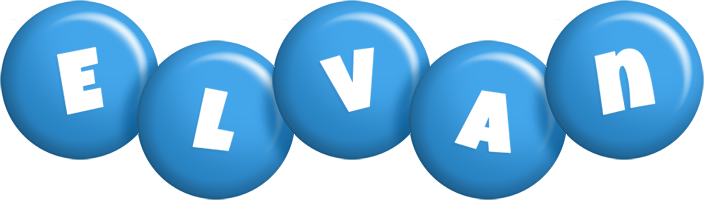 Elvan candy-blue logo