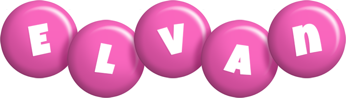 Elvan candy-pink logo