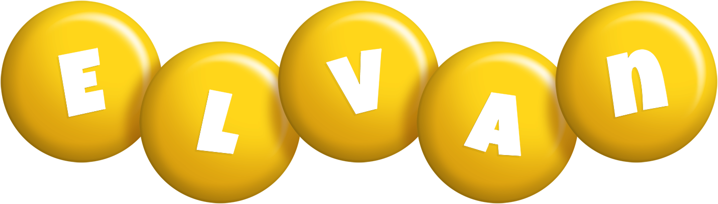 Elvan candy-yellow logo