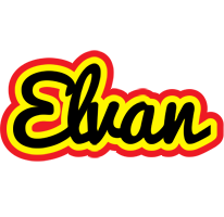 Elvan flaming logo