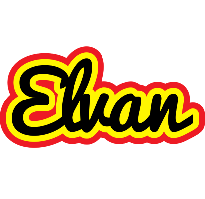 Elvan flaming logo
