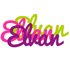Elvan flowers logo