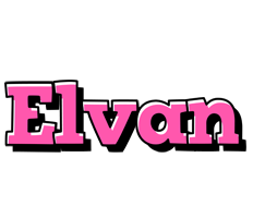 Elvan girlish logo