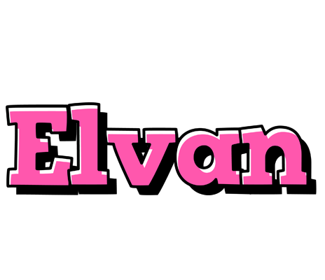Elvan girlish logo