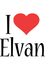 Elvan i-love logo