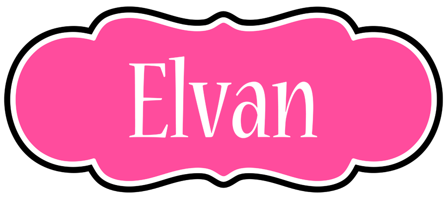 Elvan invitation logo