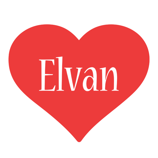 Elvan love logo