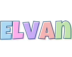 Elvan pastel logo
