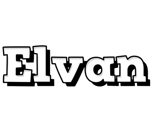 Elvan snowing logo