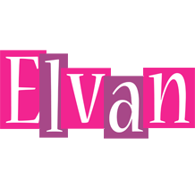 Elvan whine logo