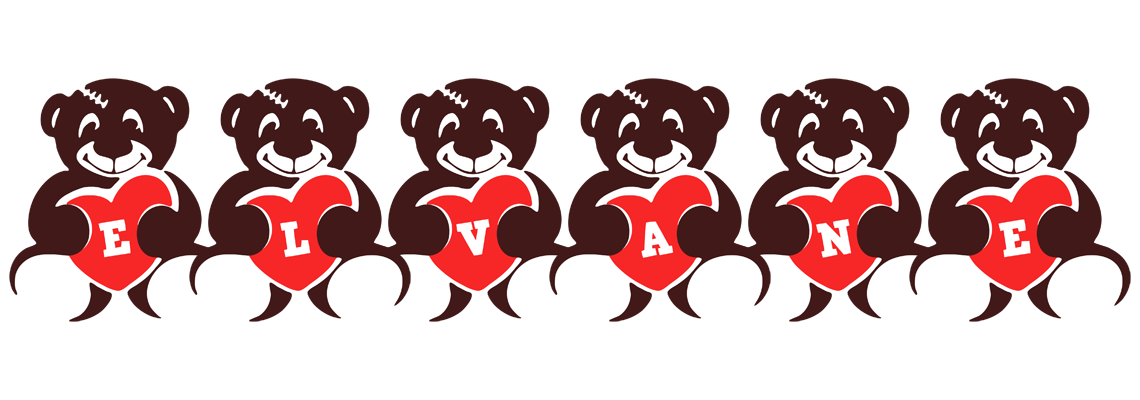 Elvane bear logo