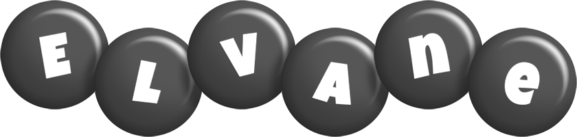 Elvane candy-black logo