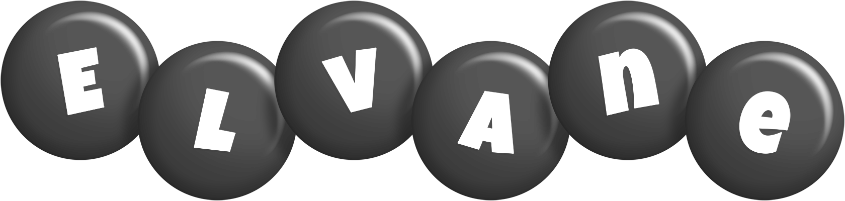 Elvane candy-black logo