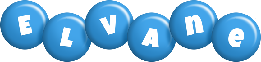 Elvane candy-blue logo
