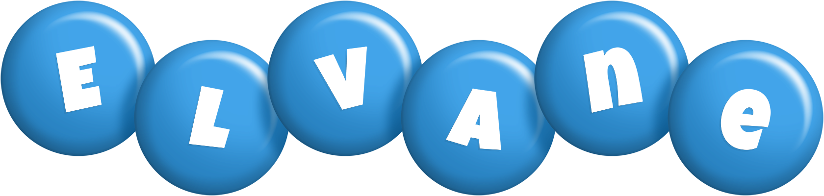 Elvane candy-blue logo
