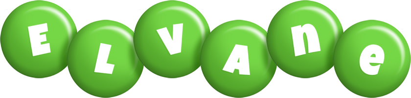 Elvane candy-green logo
