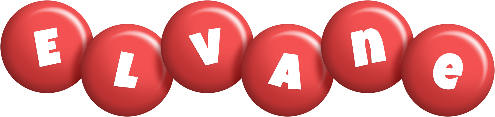 Elvane candy-red logo