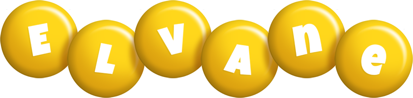 Elvane candy-yellow logo