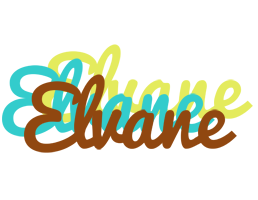 Elvane cupcake logo