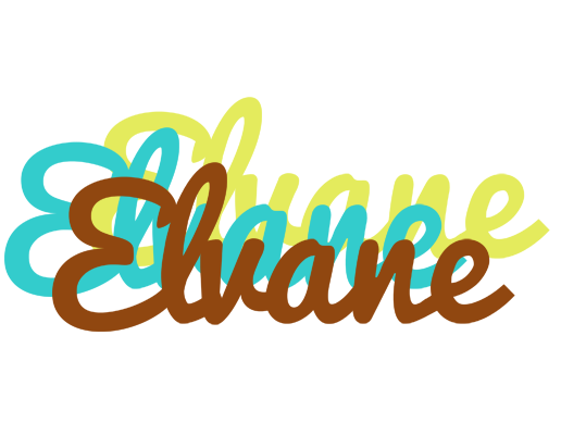 Elvane cupcake logo