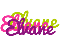 Elvane flowers logo