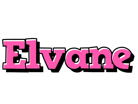 Elvane girlish logo